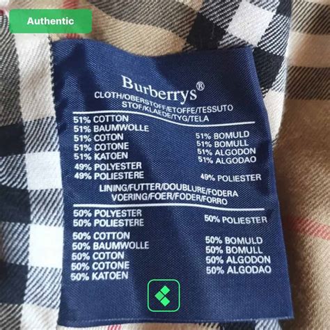 how to tell if a burberry coat is real|check burberry serial number.